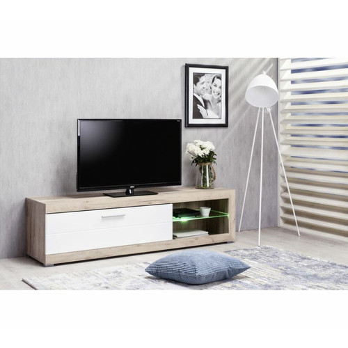 But - Meuble TV REMO imitation chêne gris/blanc But - Meubles TV, Hi-Fi Design