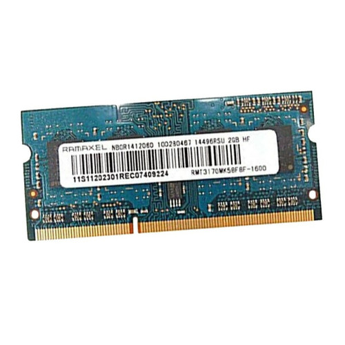 Ramaxel - 2Go RAM Ramaxel RMT3170MK58F8F-1600 SODIMM PC3-12800S 1600MHz DDR3 PC Portable Ramaxel  - Memoire pc reconditionnée