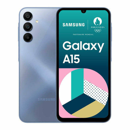 Samsung - Galaxy A15 - 4/128 Go - Bleu Samsung - Offres de Remboursement