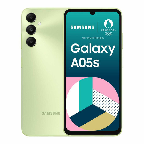 Samsung - Galaxy A05s - 4G - 4/64 Go - Vert clair Samsung - Smartphone à moins de 300 euros Smartphone