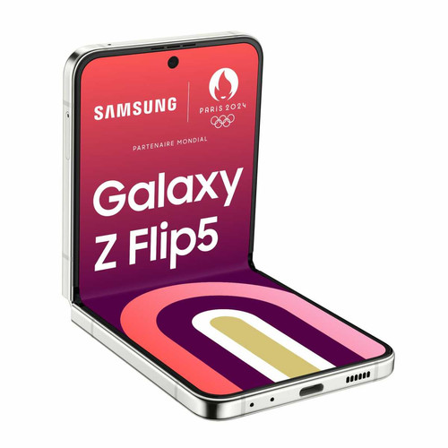 Samsung - Galaxy Z Flip5 - 8/512 Go - 5G - Crème  Samsung - Fête des mères - Maman High-Tech