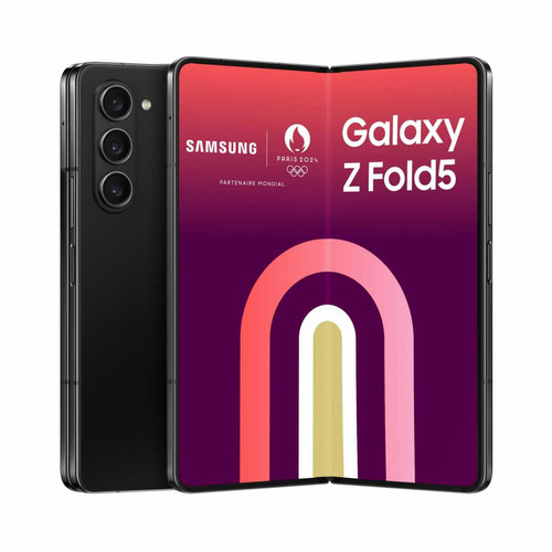 Samsung - Galaxy Z Fold5 - 12/512 Go - 5G - Noir  Samsung  - Bonnes affaires Samsung